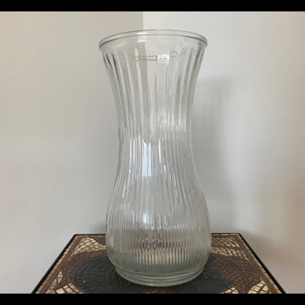 Textured Glass Vase